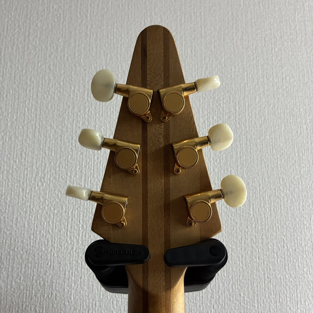 1995-2002 Greco GV-90MH Flying V Mahogany Neck-Through MIJ Japan w/Soft Case