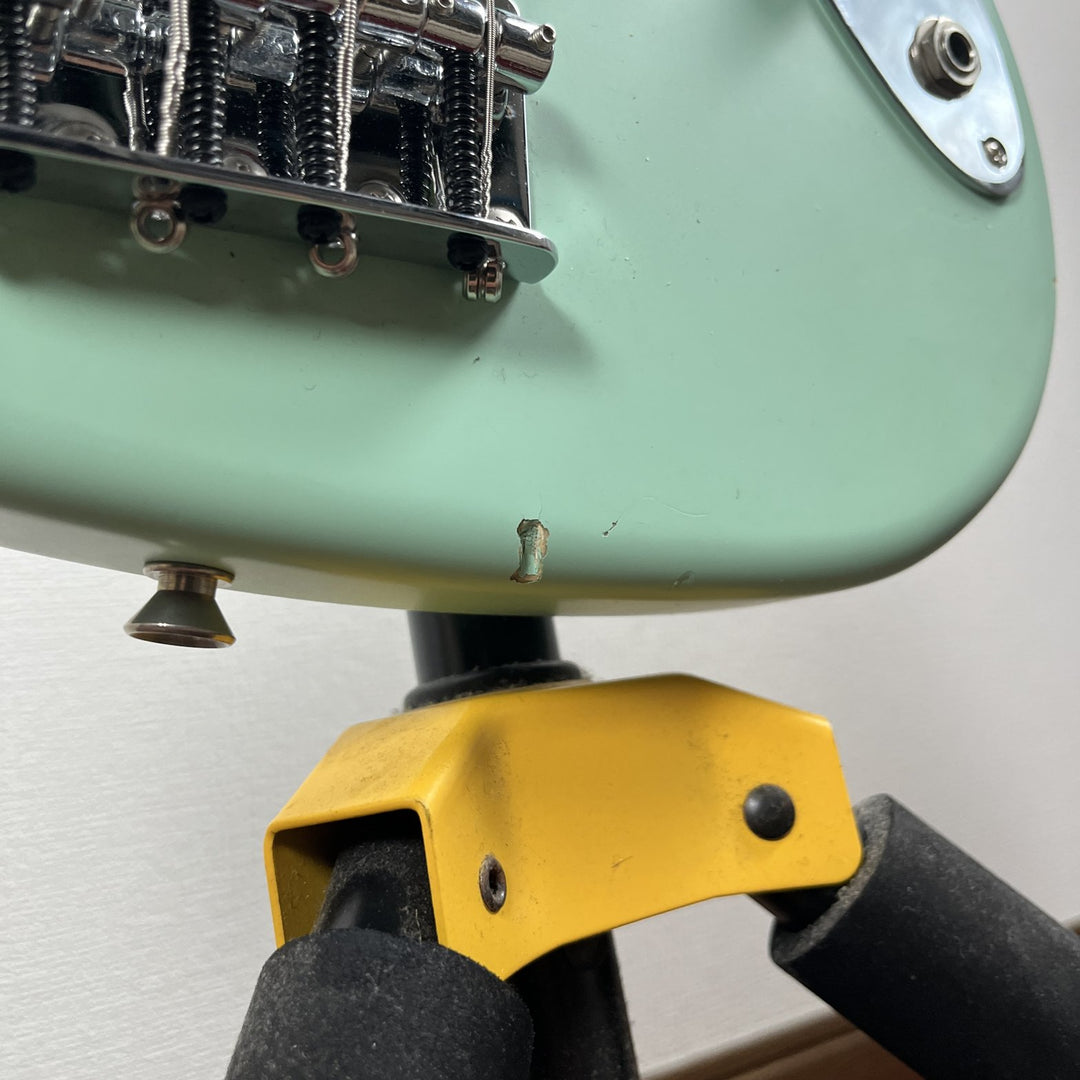 2022 Fender Made in Japan Junior Collection Jazz Bass Short Scale Surf Green MIJ