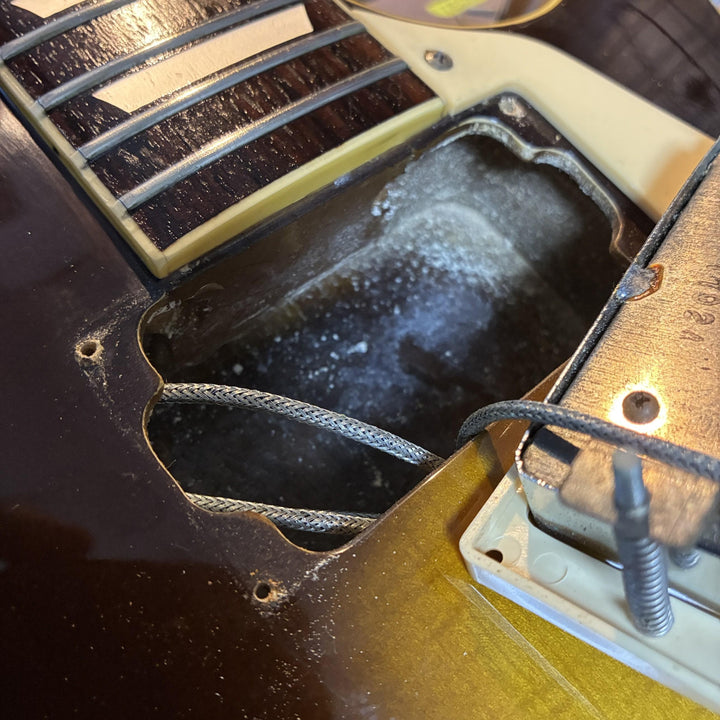 1977 Greco EG Les Paul Standard Type Semi-Hollow Sunburst MIJ Lawsuit Era w/ HC