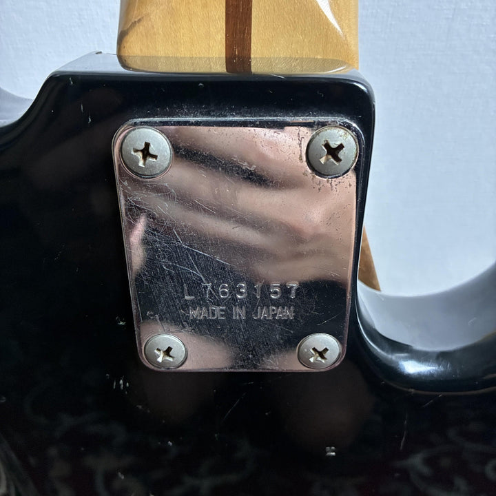 1976 Greco PB-500 Precision Bass Left-Handed Black Maple Neck Lefty MIJ Japan