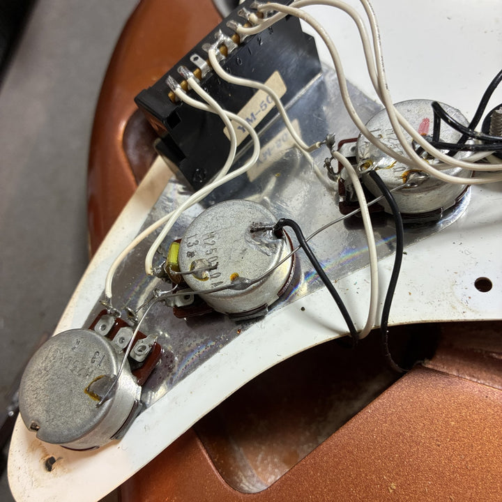 1989-1990 Fender Japan ST-500VM Stratocaster Copper Metallic 22-Fret MIJ Fujigen