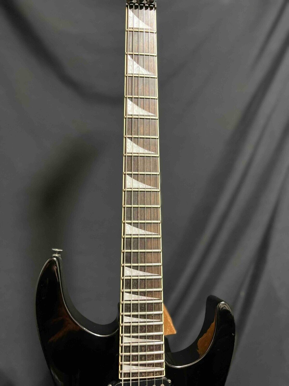 Fernandes STJ-75 1980s - Black Made in Japan Dinky Type Electric guitar w/case
