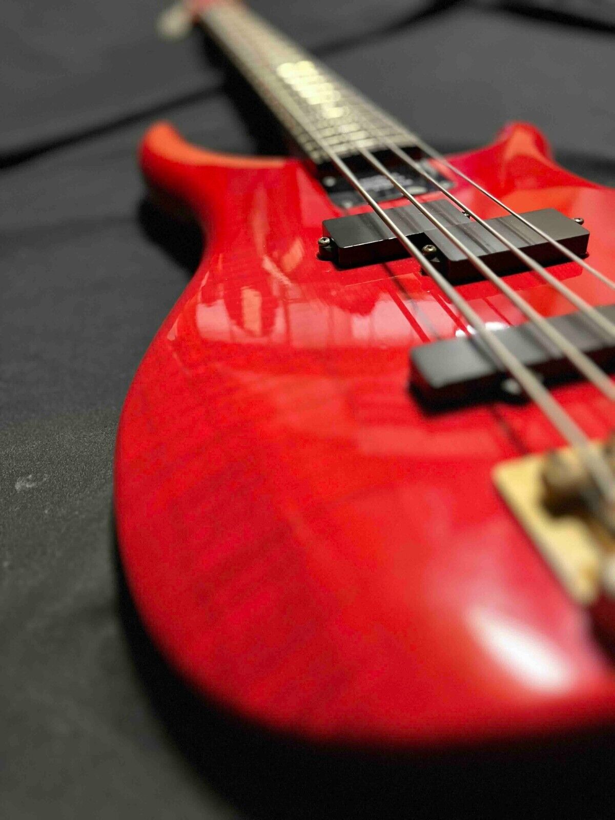 Fernandes FRB-55 Made in Japan 32" Medium Scale - Red Revolver Electric Bass