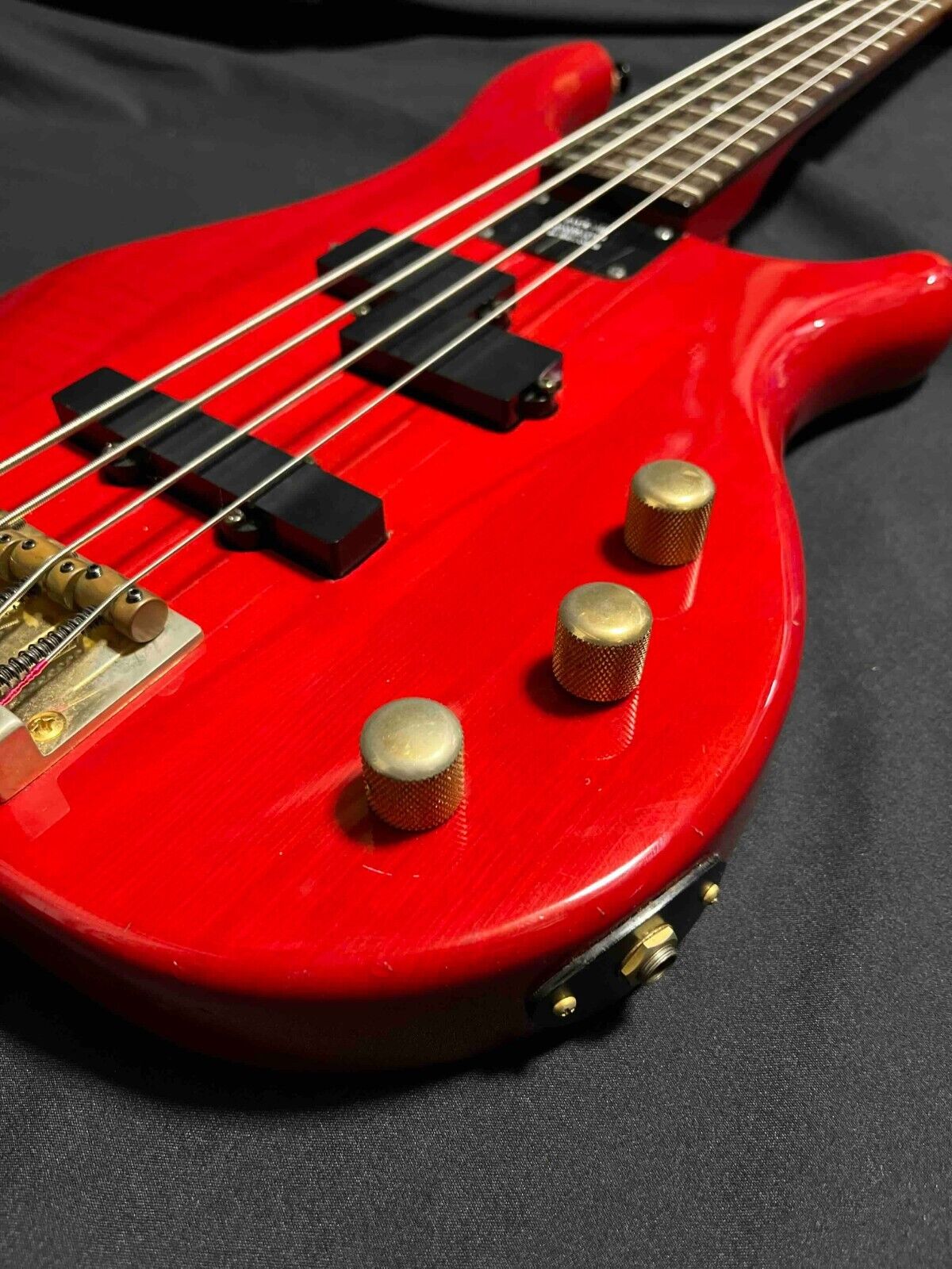 Fernandes FRB-55 Made in Japan 32" Medium Scale - Red Revolver Electric Bass