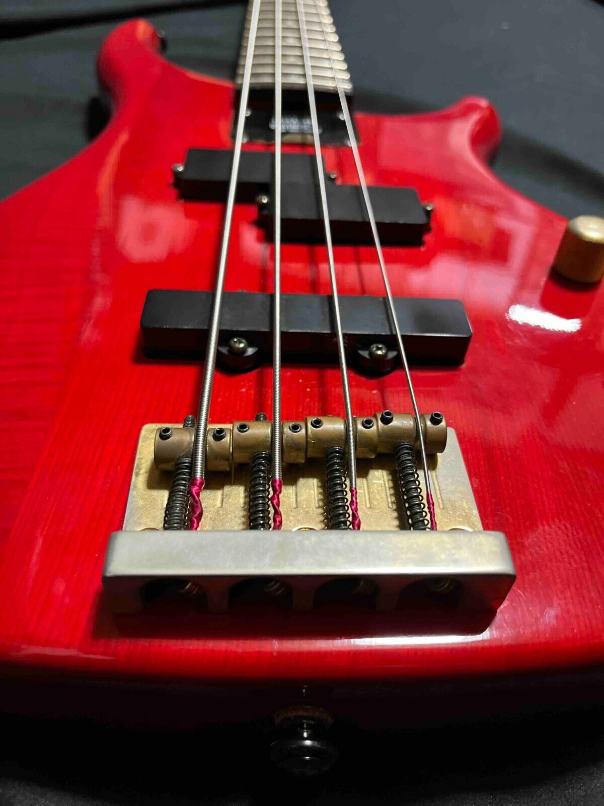 Fernandes FRB-55 Made in Japan 32" Medium Scale - Red Revolver Electric Bass