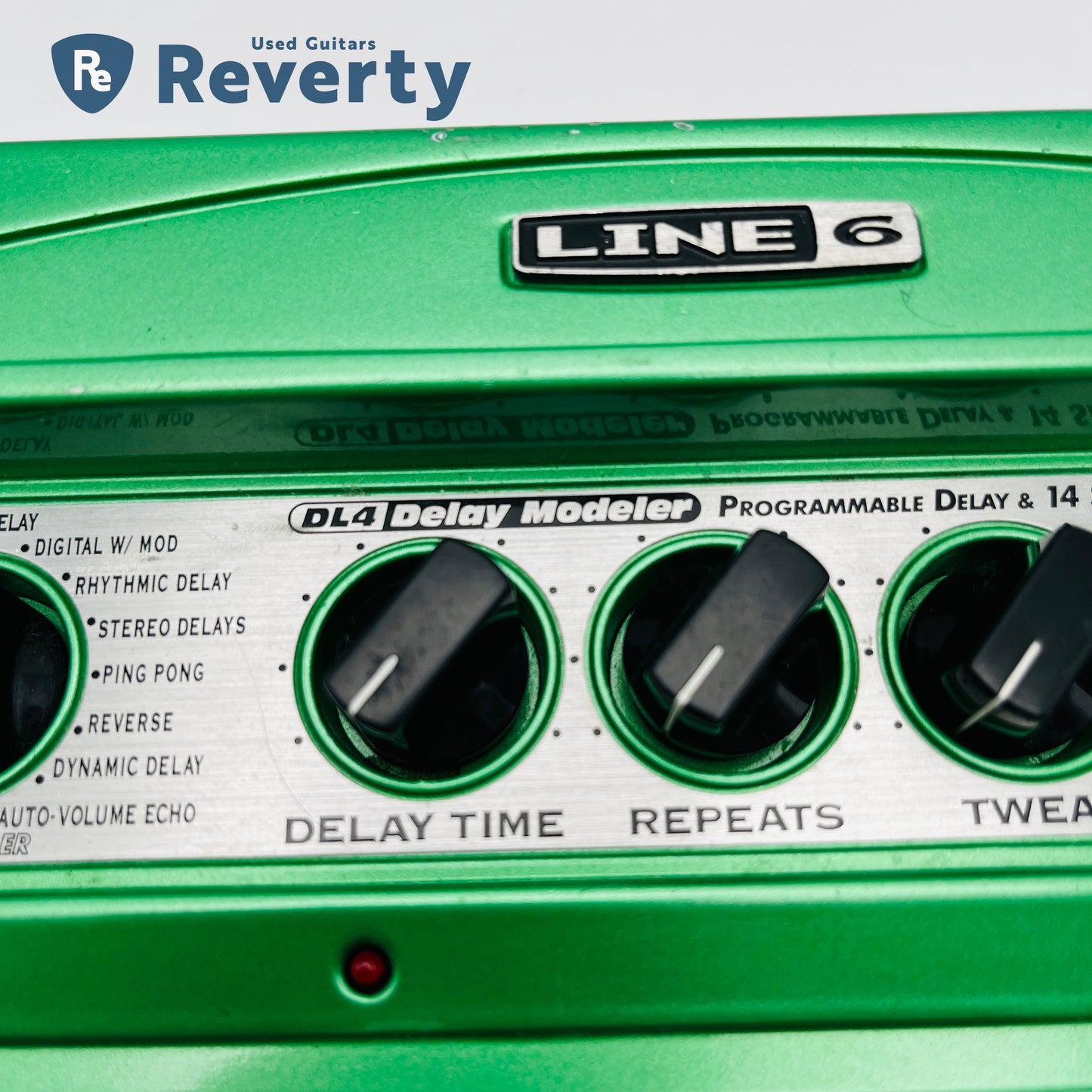 LINE6 DL4 Stompbox Delay Modeler Guitar Effect Pedal w/Power cord Used