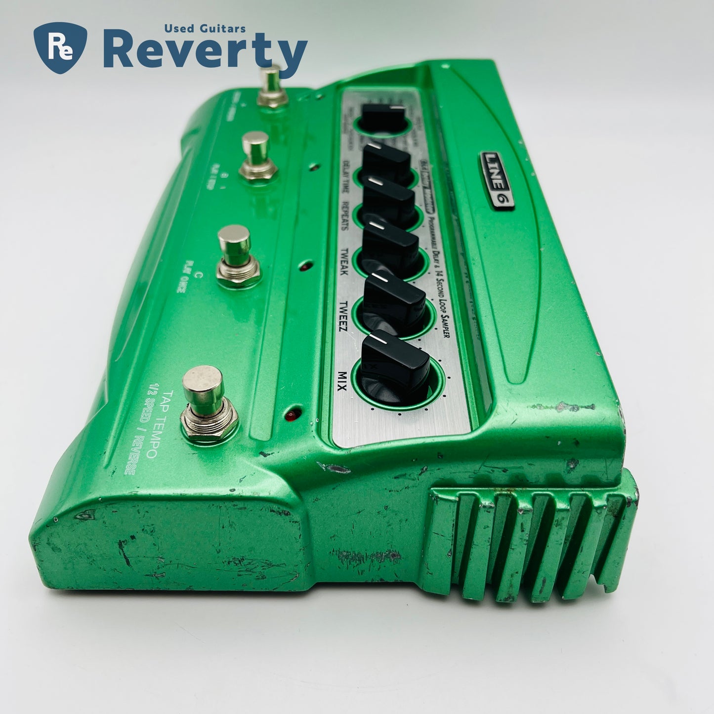 LINE6 DL4 Stompbox Delay Modeler Guitar Effect Pedal w/Power cord Used