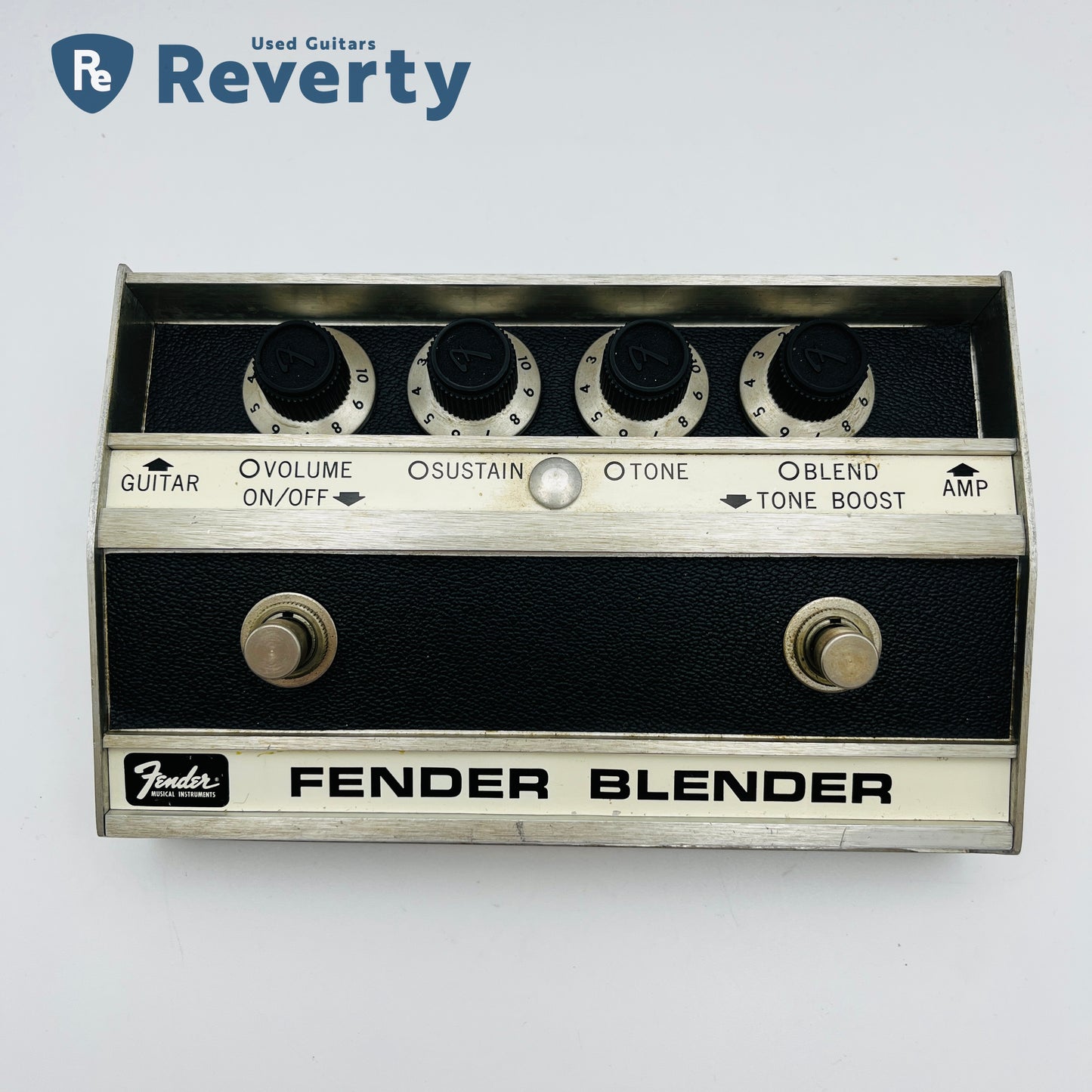Fender Blender Fuzz 1975 Vintage Guitar Effect Pedal Original w/Manual
