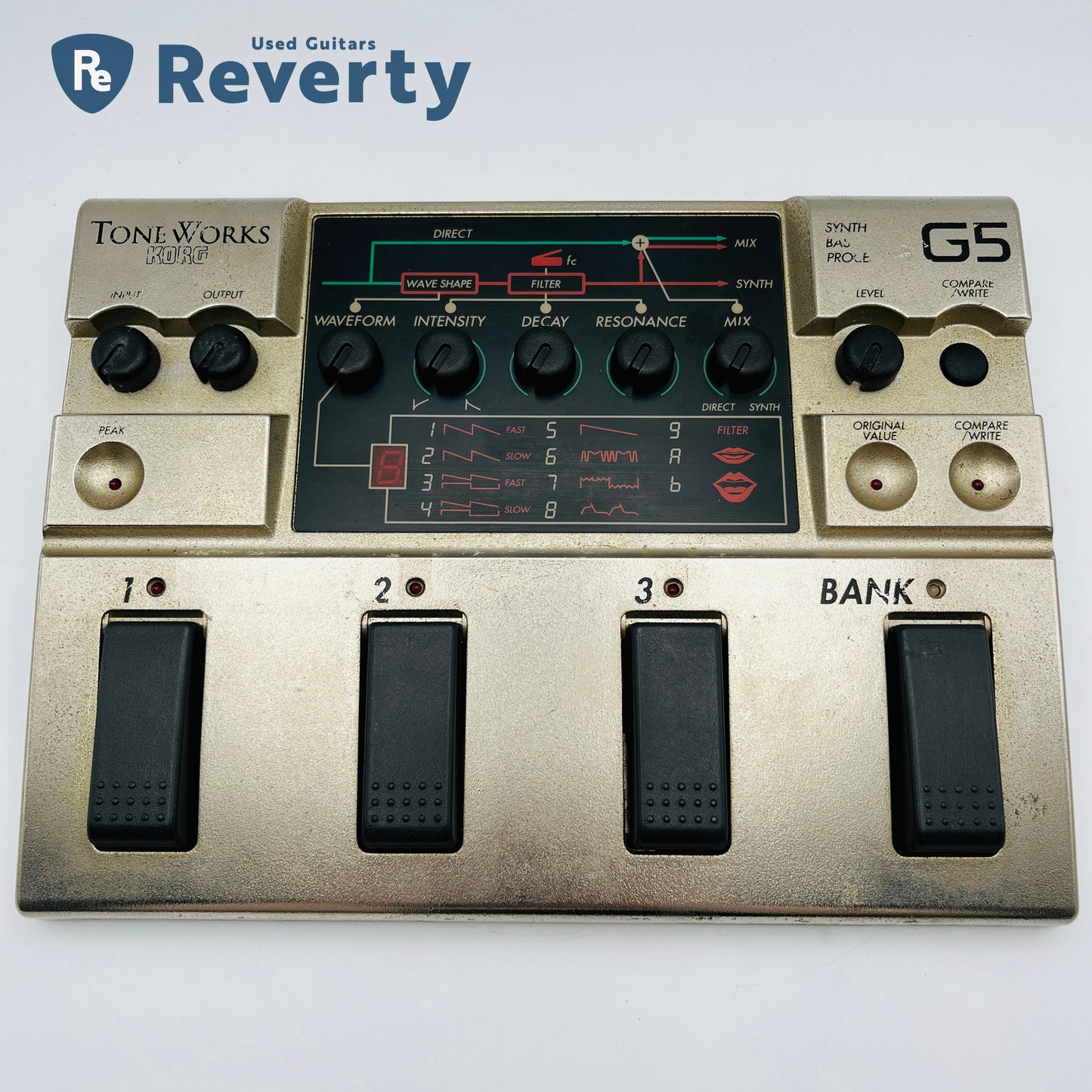 Korg Toneworks G5 Synth Bass Processor Effect Pedal Used