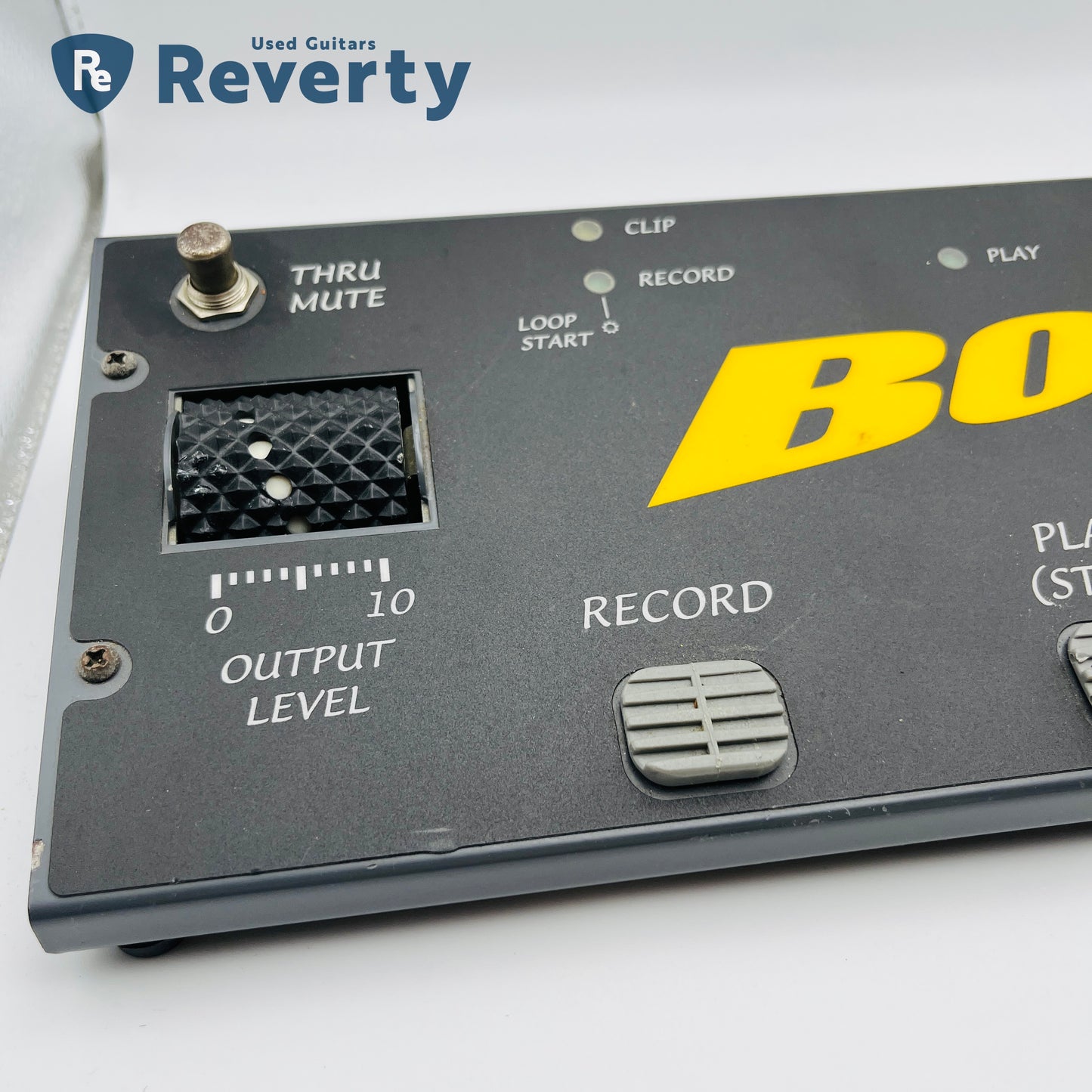 Boomerang Plus Phrase Sampler Looper Guitar Pedal w/ Power Supply