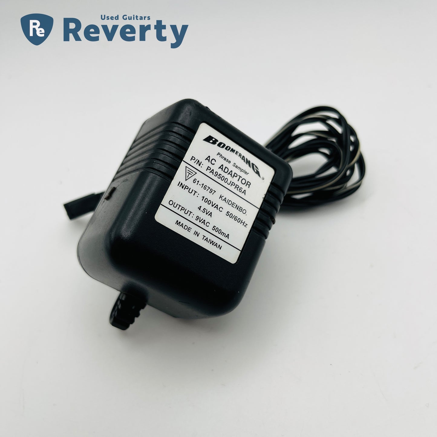 Boomerang Plus Phrase Sampler Looper Guitar Pedal w/ Power Supply