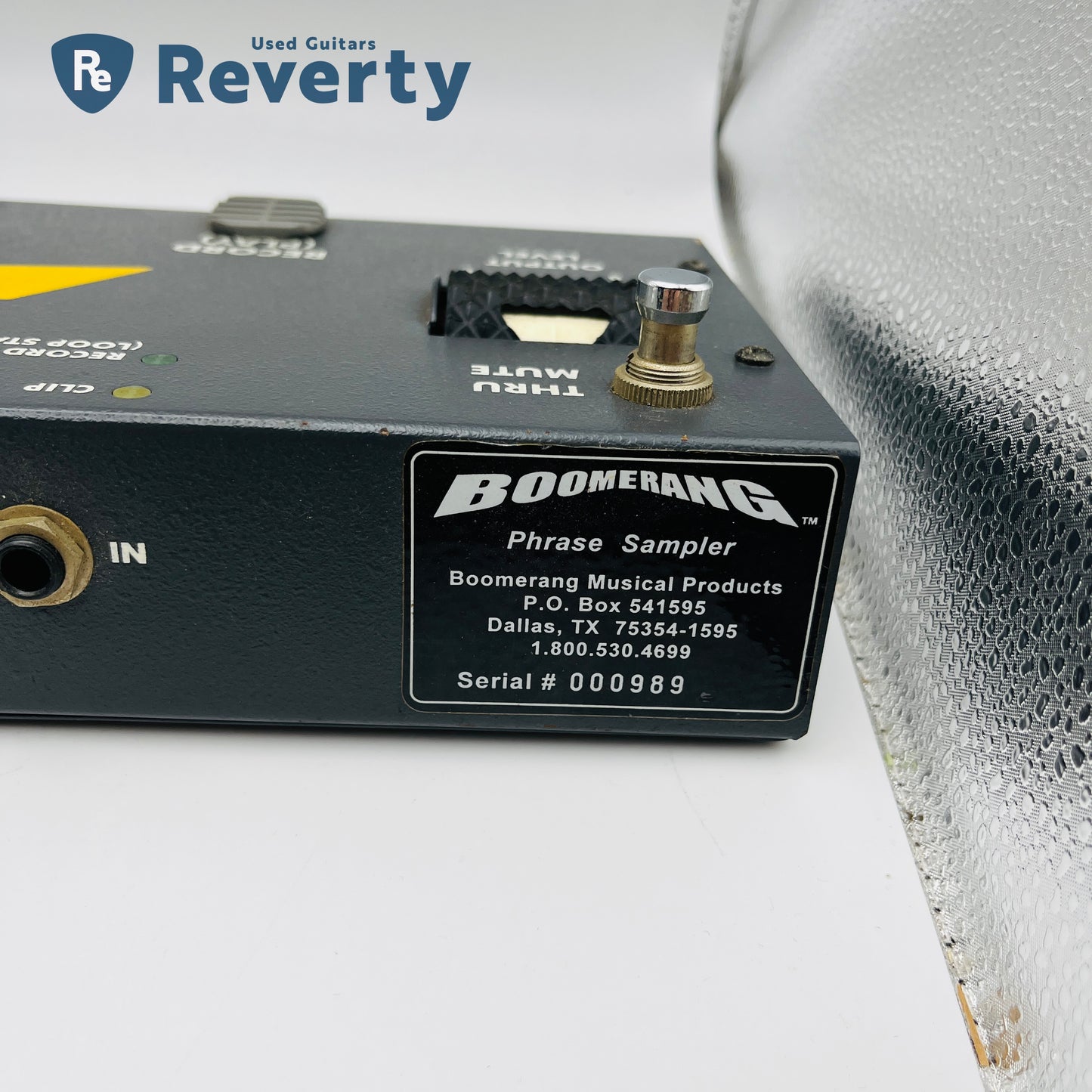 Boomerang Plus Phrase Sampler Looper Guitar Pedal Used