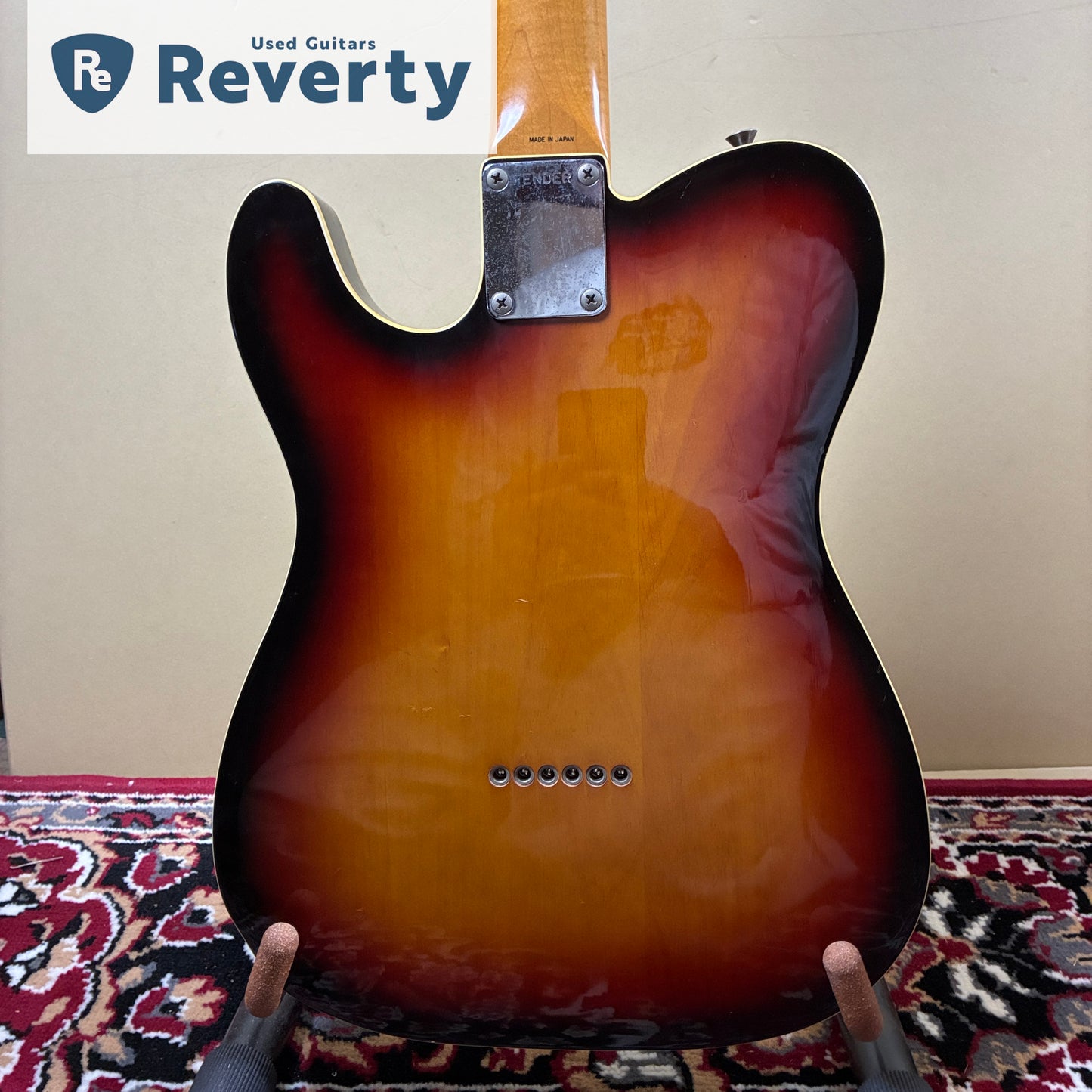 1990 Fender Japan TL62B '62 Telecaster Custom Bound 3-Tone Sunburst MIJ Fujigen