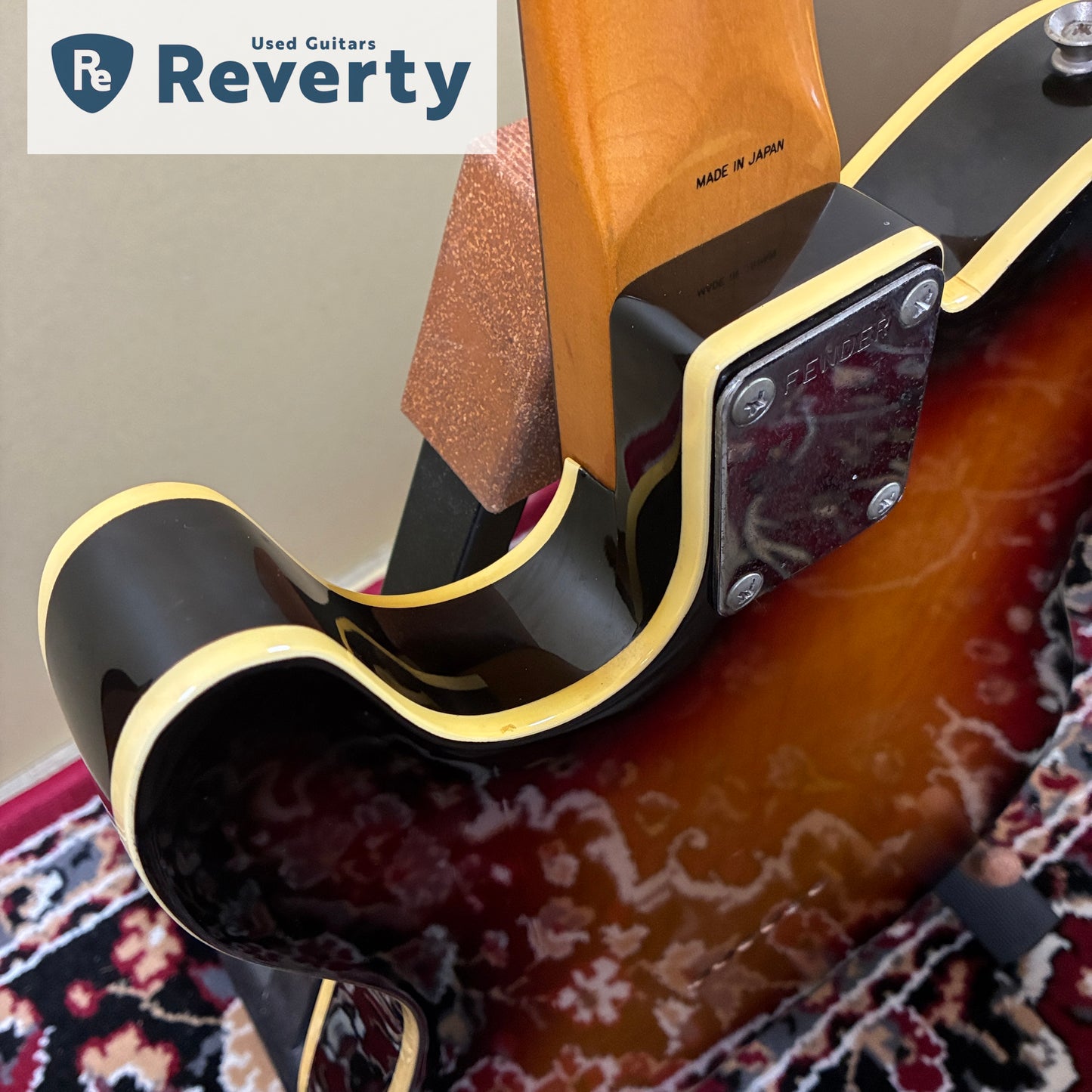1990 Fender Japan TL62B '62 Telecaster Custom Bound 3-Tone Sunburst MIJ Fujigen