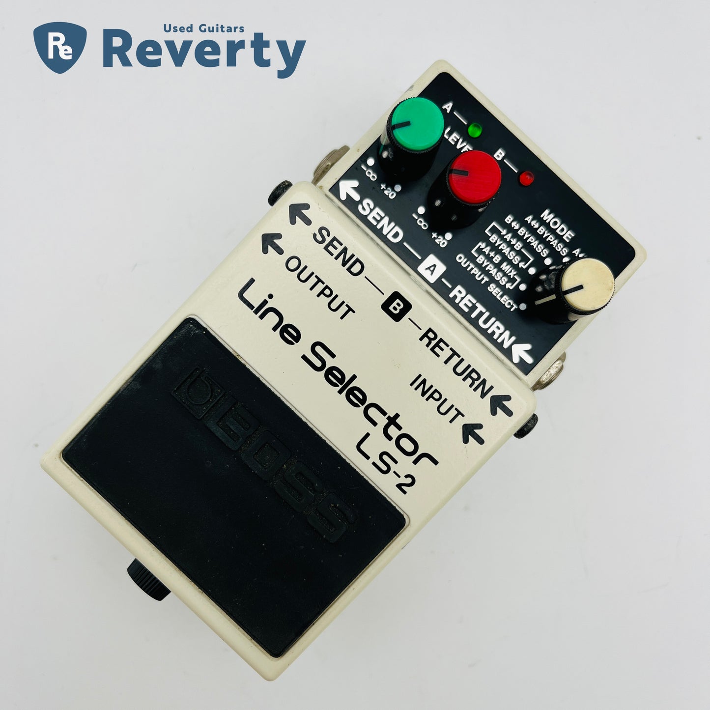 Boss LS-2 Line Selector Made in Taiwan Guitar Effect Pedal Used