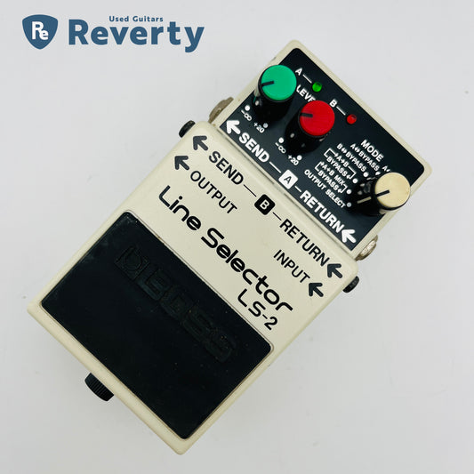 Boss LS-2 Line Selector Made in Taiwan Guitar Effect Pedal Used