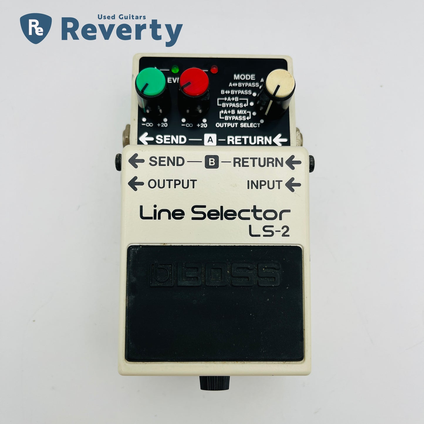 Boss LS-2 Line Selector Made in Taiwan Guitar Effect Pedal Used