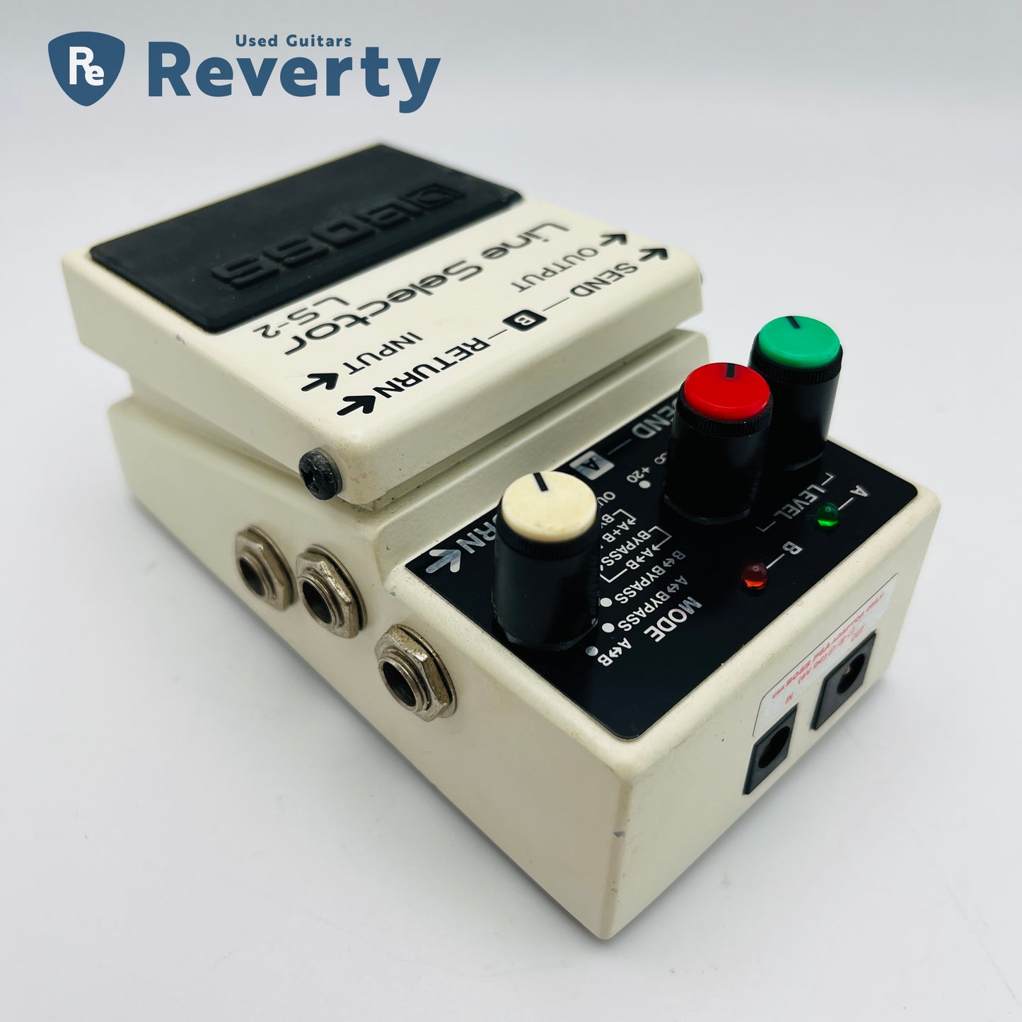 Boss LS-2 Line Selector Made in Taiwan Guitar Effect Pedal Used