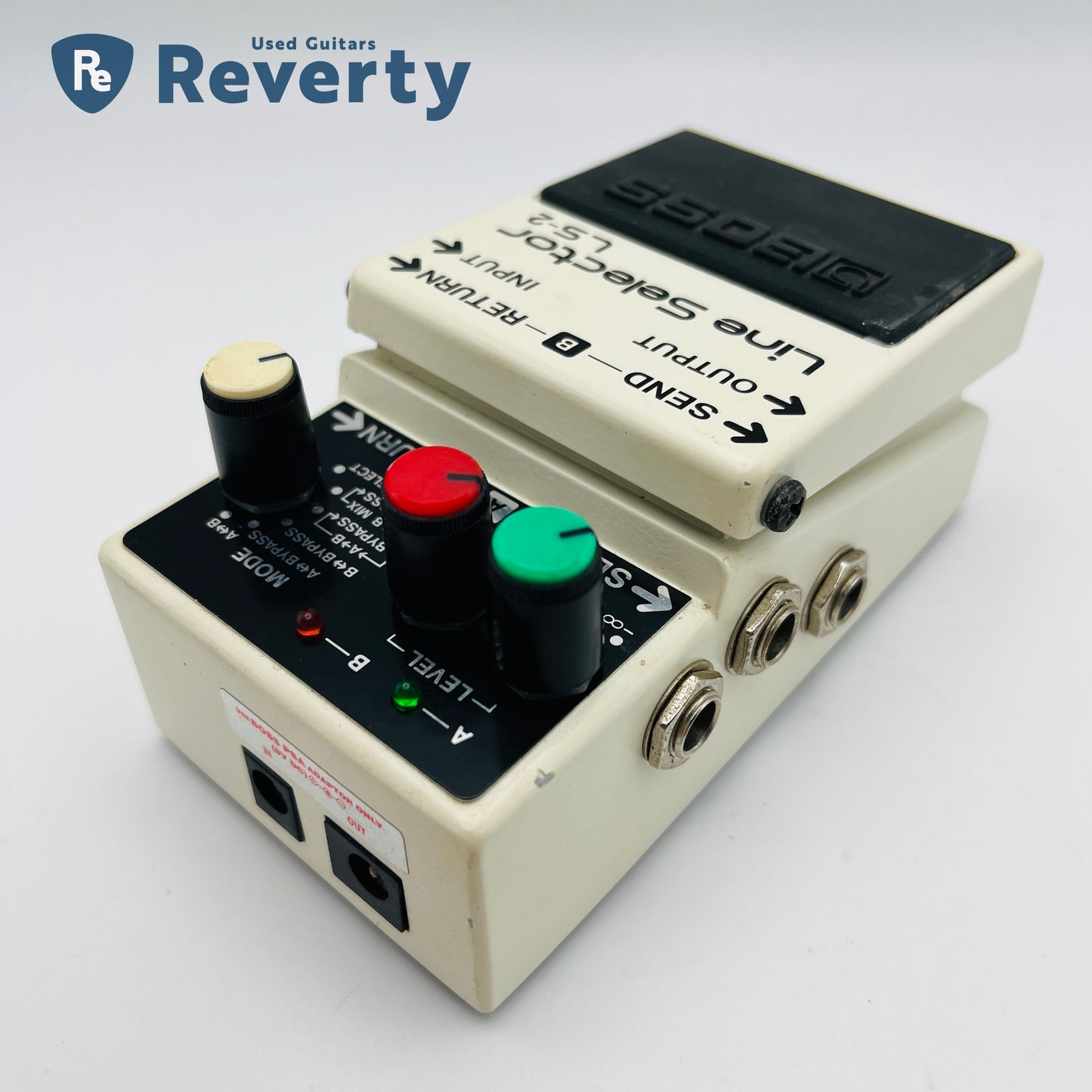 Boss LS-2 Line Selector Made in Taiwan Guitar Effect Pedal Used