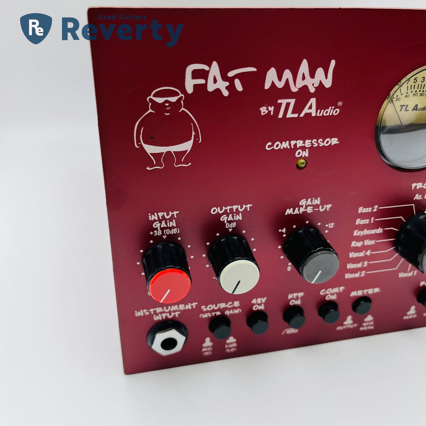 TL Audio Fat Man FAT2 Tube Compressor Valve Mic Preamp Used