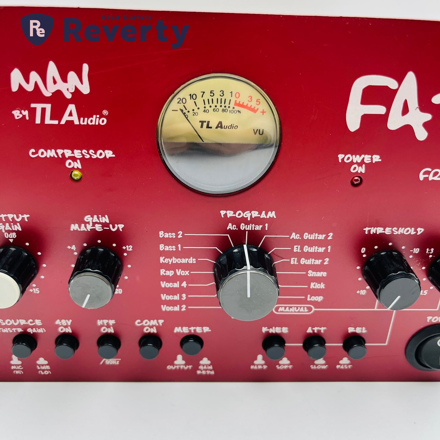 TL Audio Fat Man FAT2 Tube Compressor Valve Mic Preamp Used