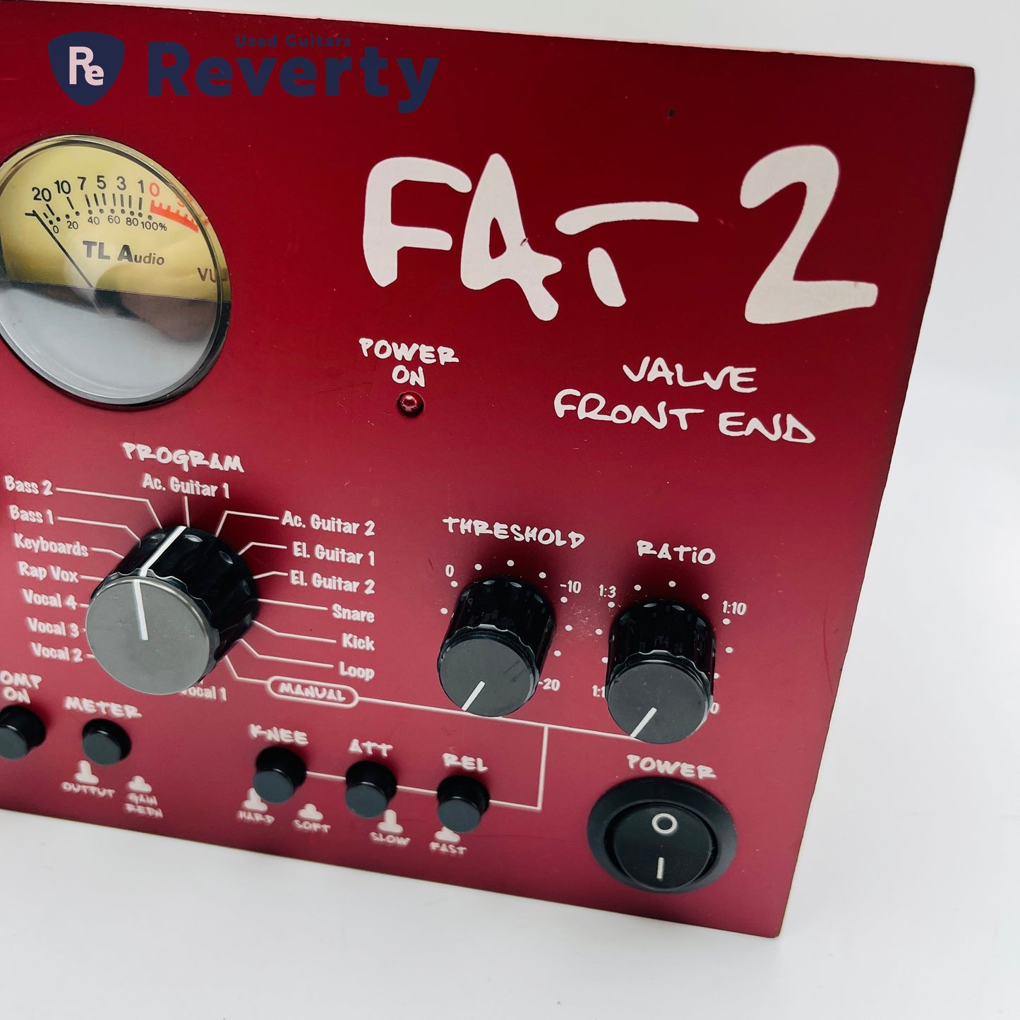 TL Audio Fat Man FAT2 Tube Compressor Valve Mic Preamp Used
