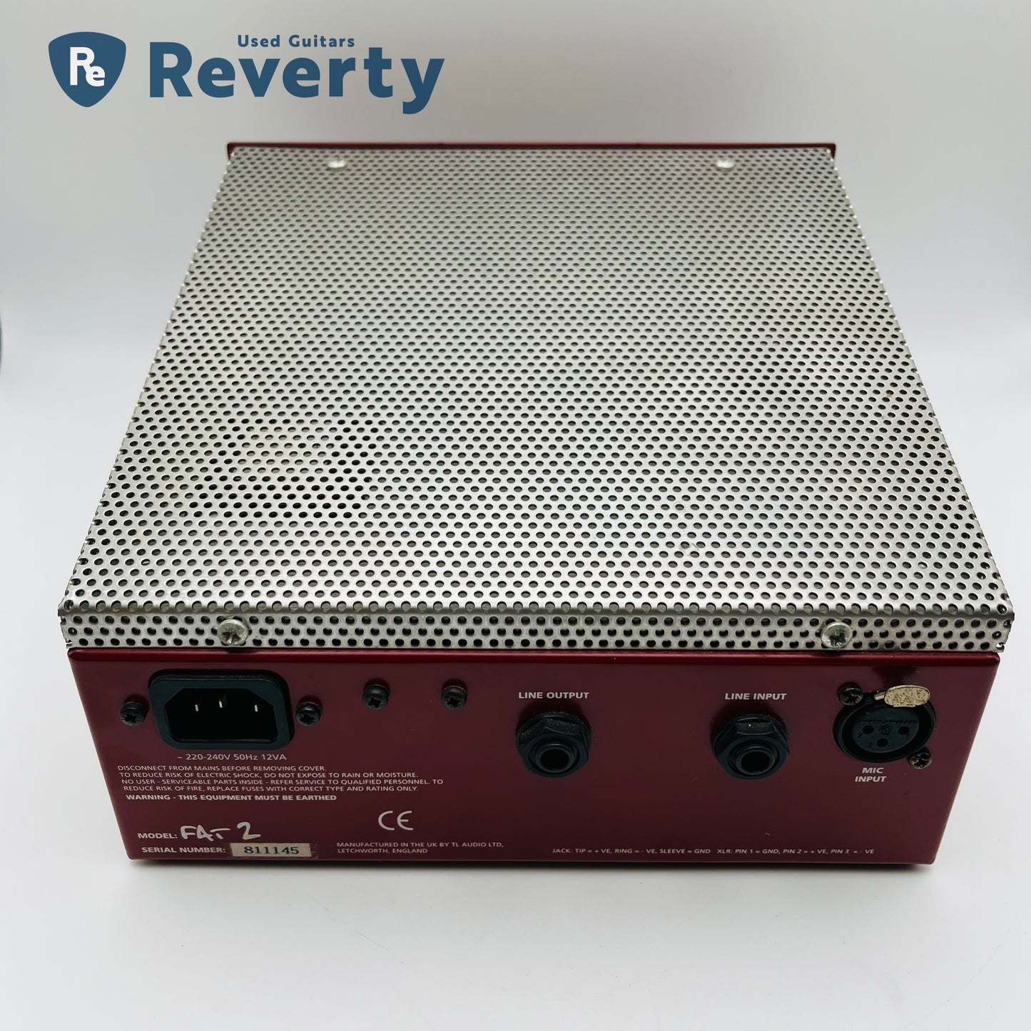 TL Audio Fat Man FAT2 Tube Compressor Valve Mic Preamp Used