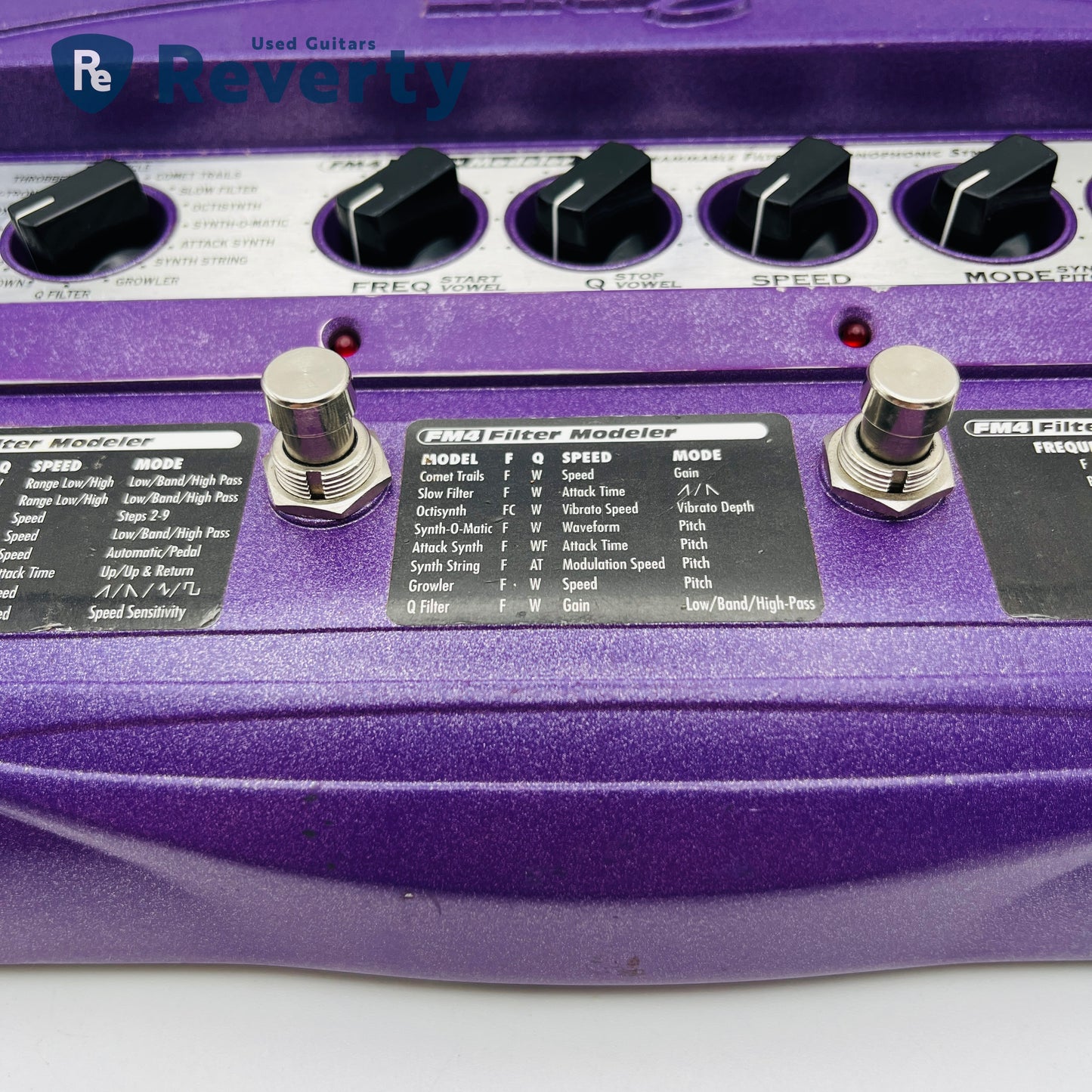 LINE6 FM4 Filter Modeler Guitar Synth Guitar Effects Pedal Used