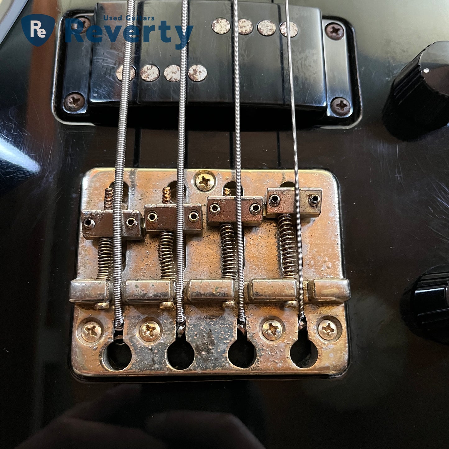 Aria Pro Ⅱ ZZB Deluxe Explorer Bass All Black Made in Japan 1984 Used