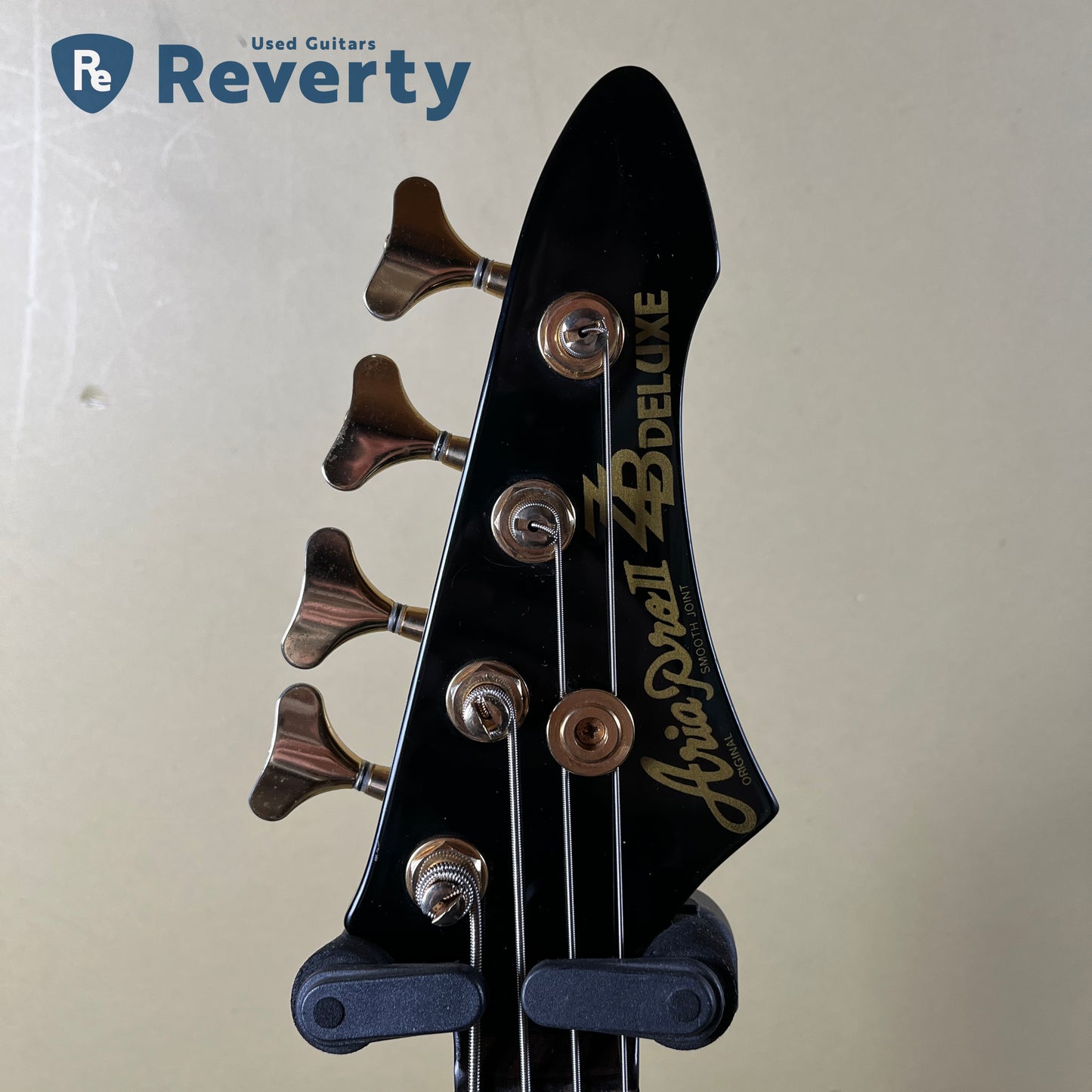 Aria Pro Ⅱ ZZB Deluxe Explorer Bass All Black Made in Japan 1984 Used