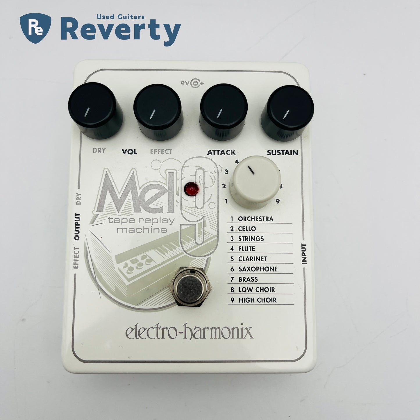 Electro-Harmonics Mel 9 Tape Replay Machine Guitar Effect Pedal Used