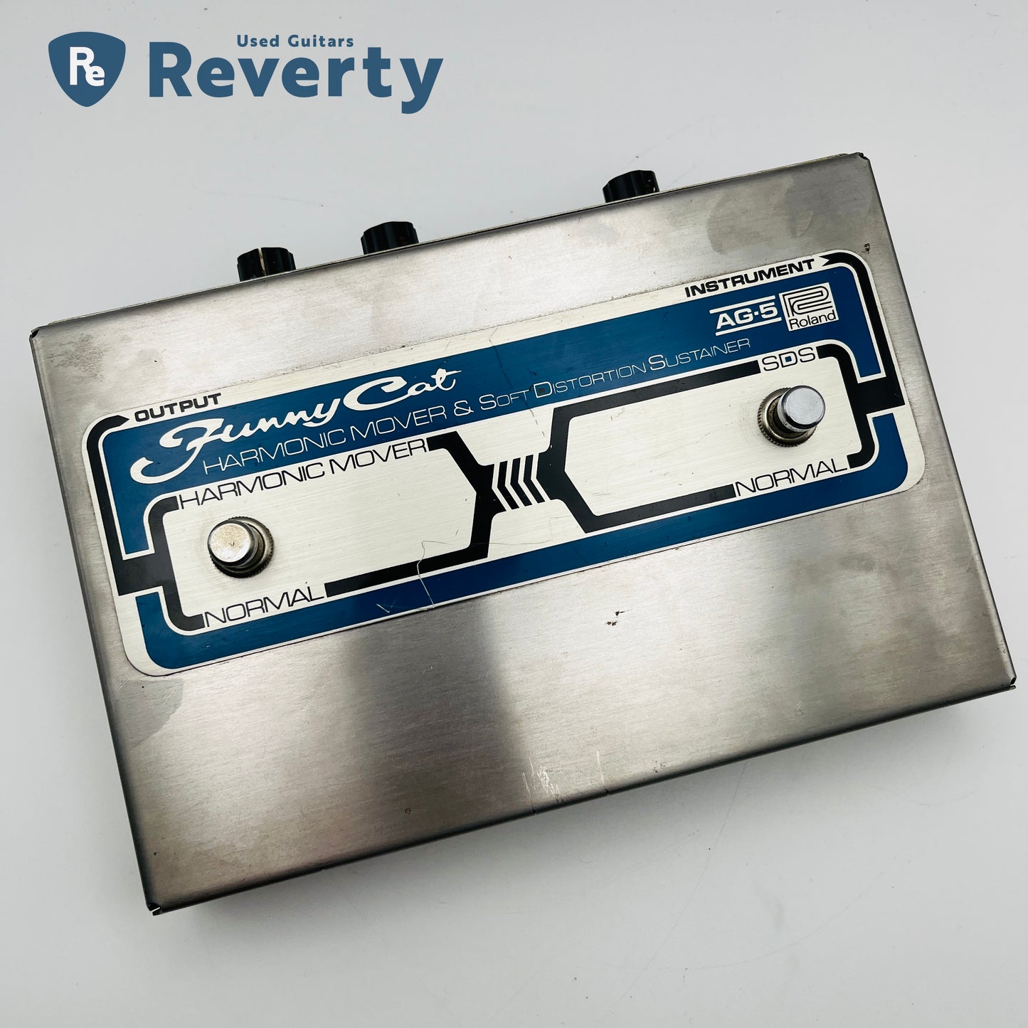 Roland AG-5 Harmonic Mover & Soft Distortion Sustainer Guitar Effect Pedal