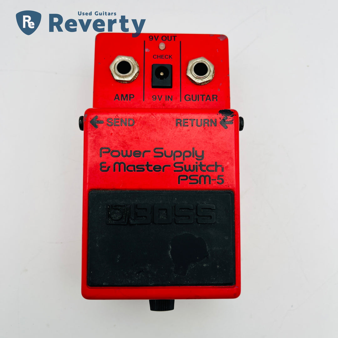 Boss PSM-5 Power Supply &amp; Master Switch Guitar Effect Pedal Used