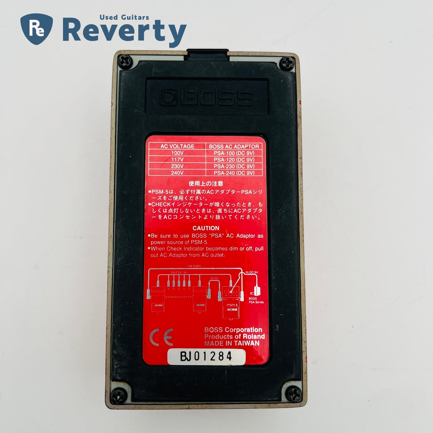 Boss PSM-5 Power Supply & Master Switch Guitar Effect Pedal Used