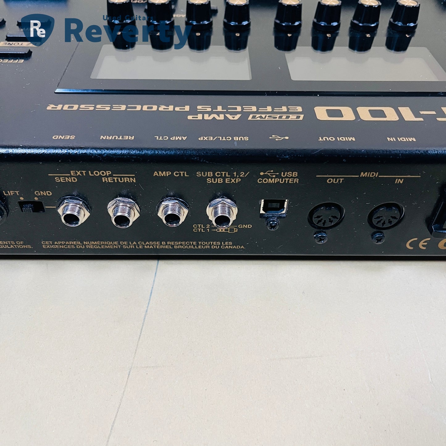 BOSS GT-100 Multi Effector Guitar Effects Processor w/Power cord Used