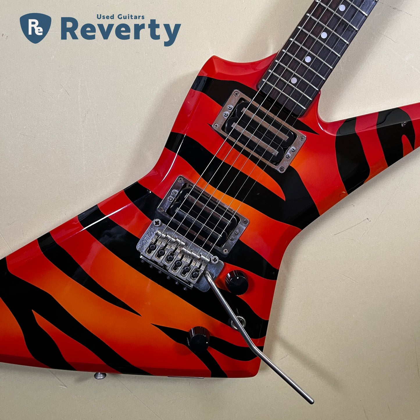 Aria Pro Ⅱ ZZ Deluxe Orange Zebra Explorer 1984 Made in Japan