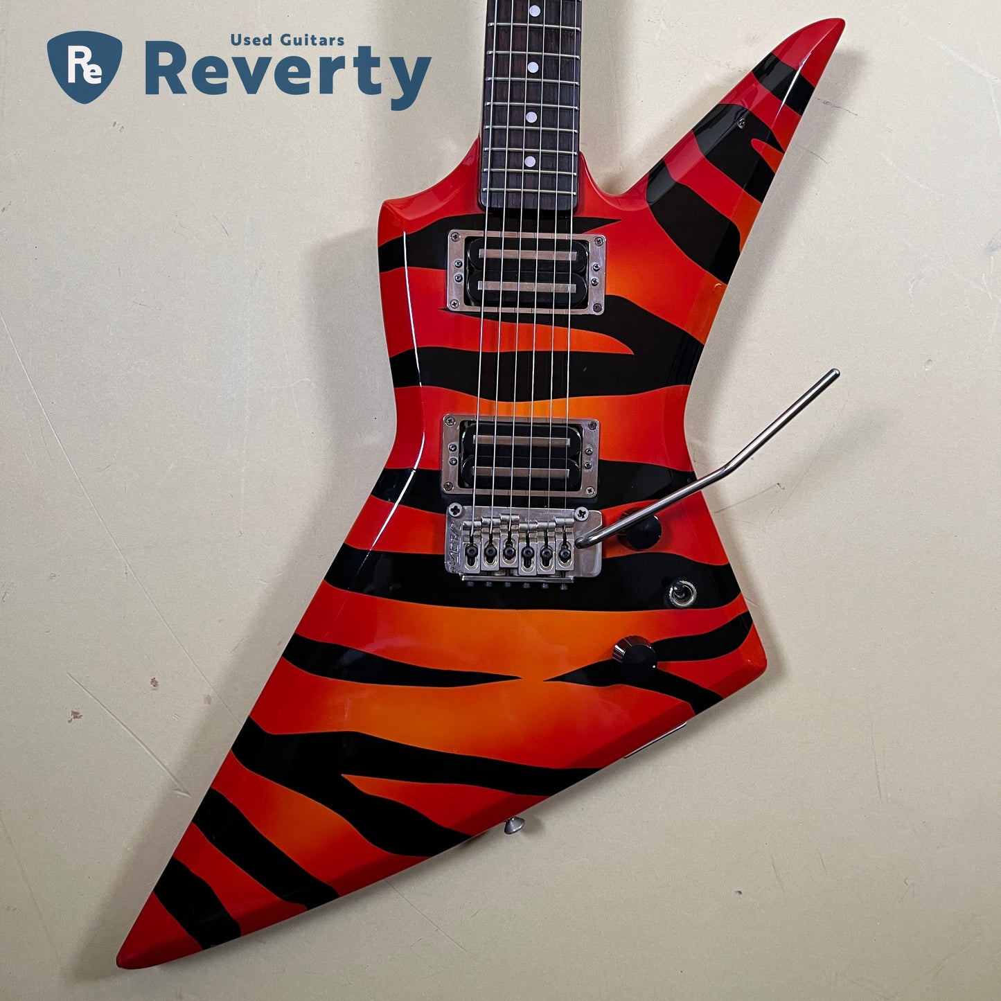 Aria Pro Ⅱ ZZ Deluxe Orange Zebra Explorer 1984 Made in Japan