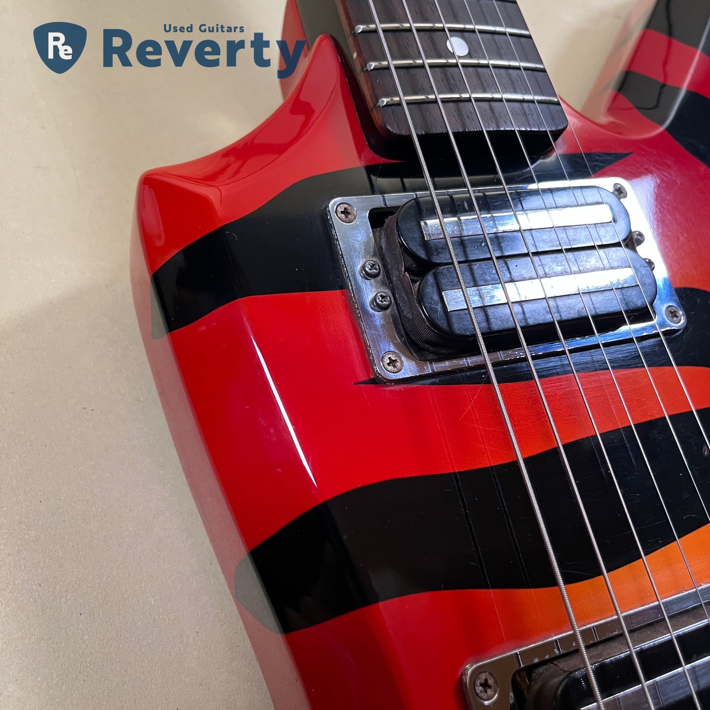 Aria Pro Ⅱ ZZ Deluxe Orange Zebra Explorer 1984 Made in Japan