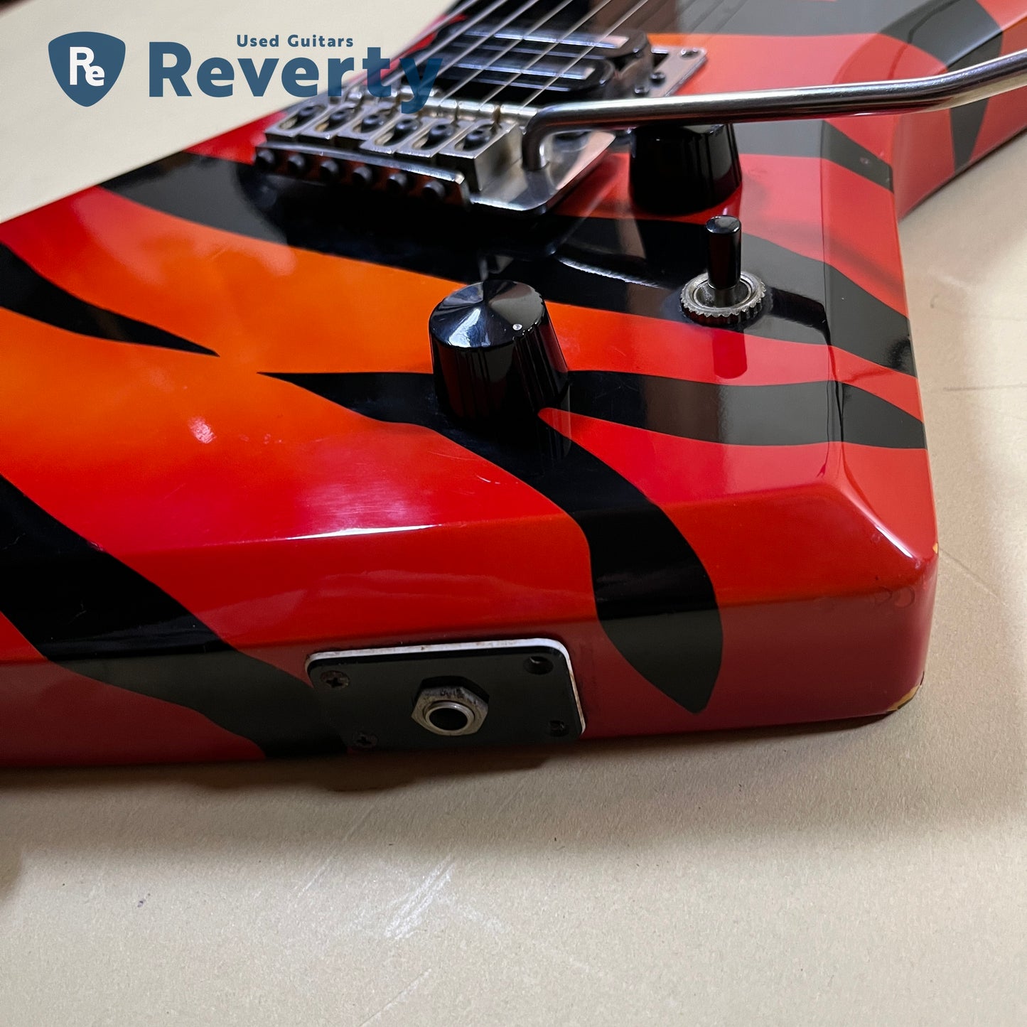 Aria Pro Ⅱ ZZ Deluxe Orange Zebra Explorer 1984 Made in Japan