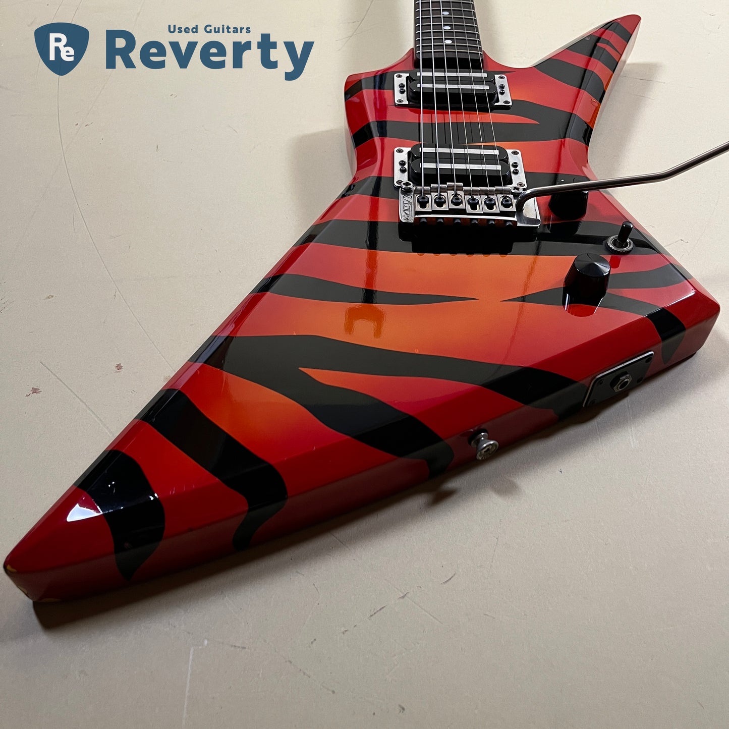 Aria Pro Ⅱ ZZ Deluxe Orange Zebra Explorer 1984 Made in Japan