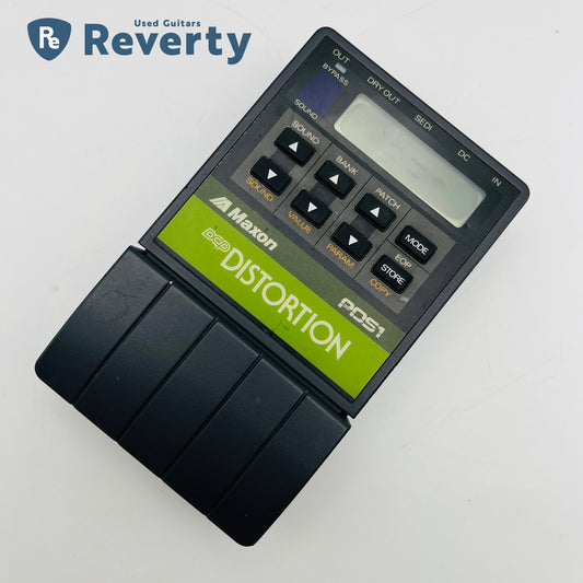 Maxon PDS1 DCP Programable Distortion Guitar Effect Pedal Made in Japan Used