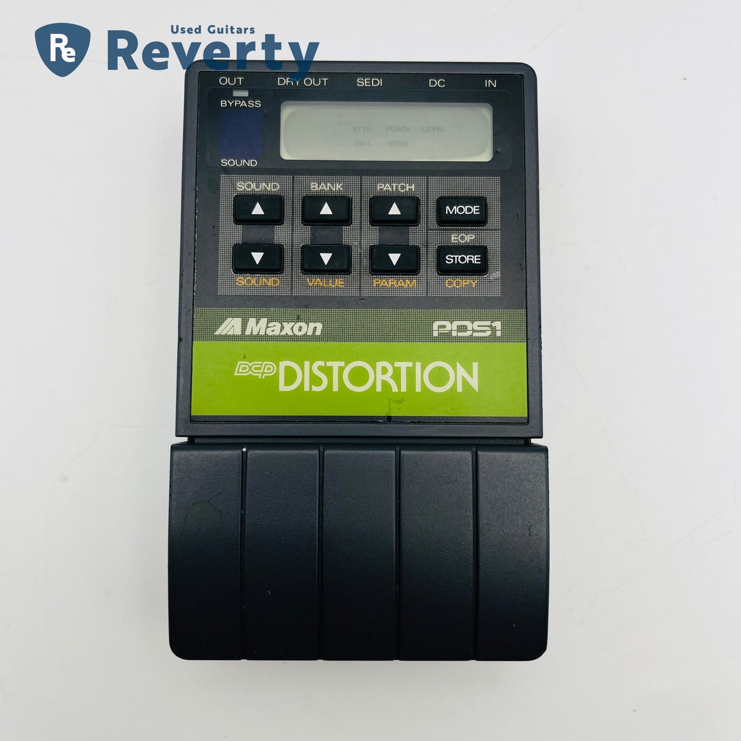 Maxon PDS1 DCP Programable Distortion Guitar Effect Pedal Made in Japan Used