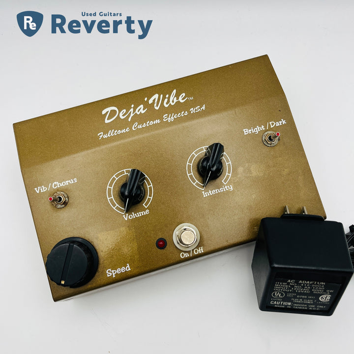 Fulltone Deja Vibe Gold top Edition Limited to 10 Guitar Effect Pedal Used