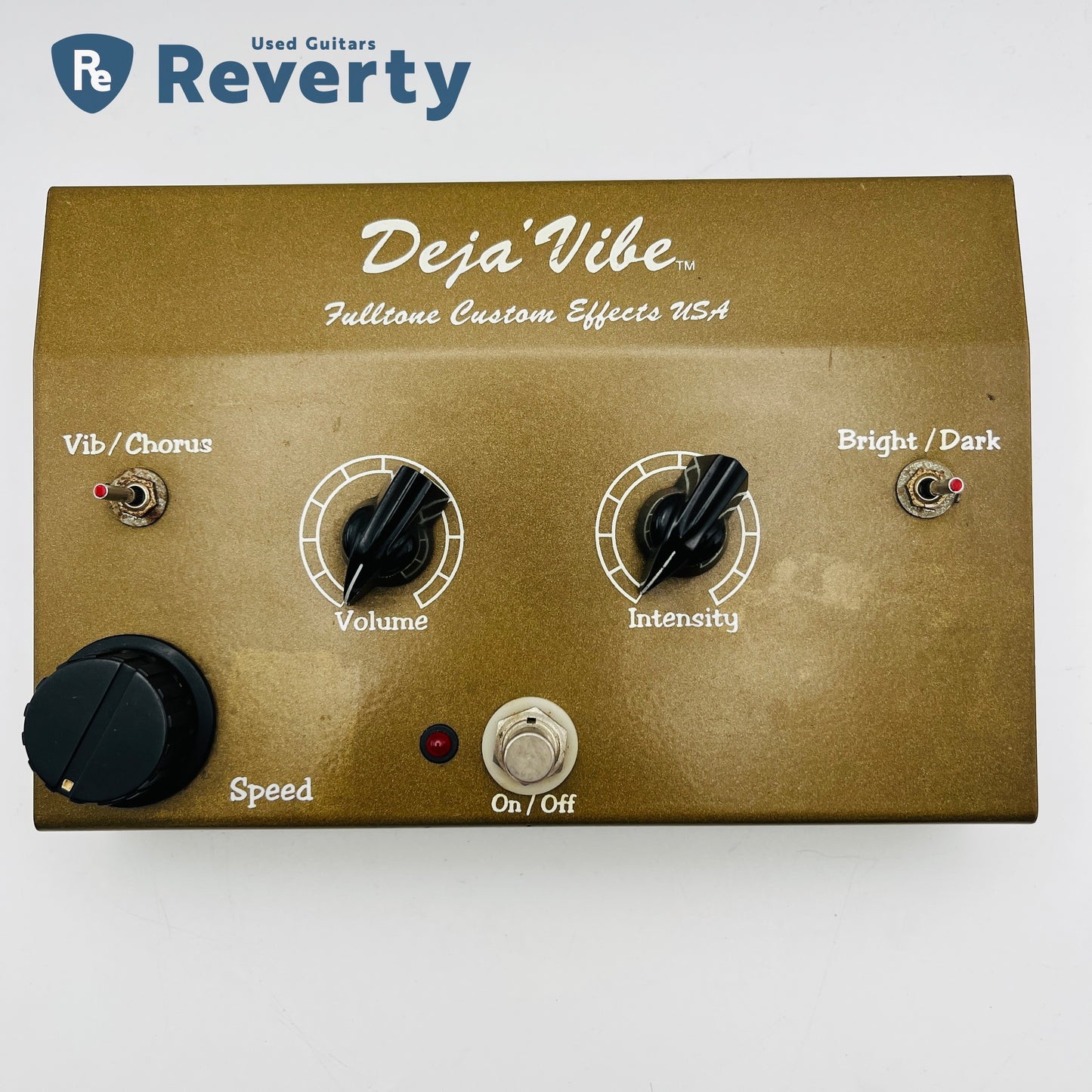 Fulltone Deja Vibe Gold top Edition Limited to 10 Guitar Effect Pedal Used