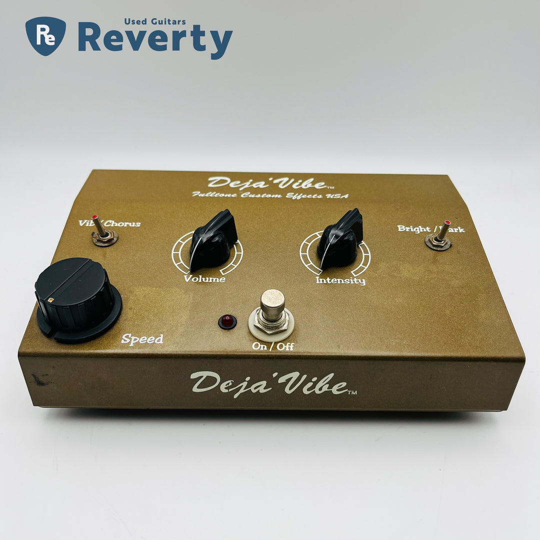 Fulltone Deja Vibe Gold top Edition Limited to 10 Guitar Effect Pedal Used