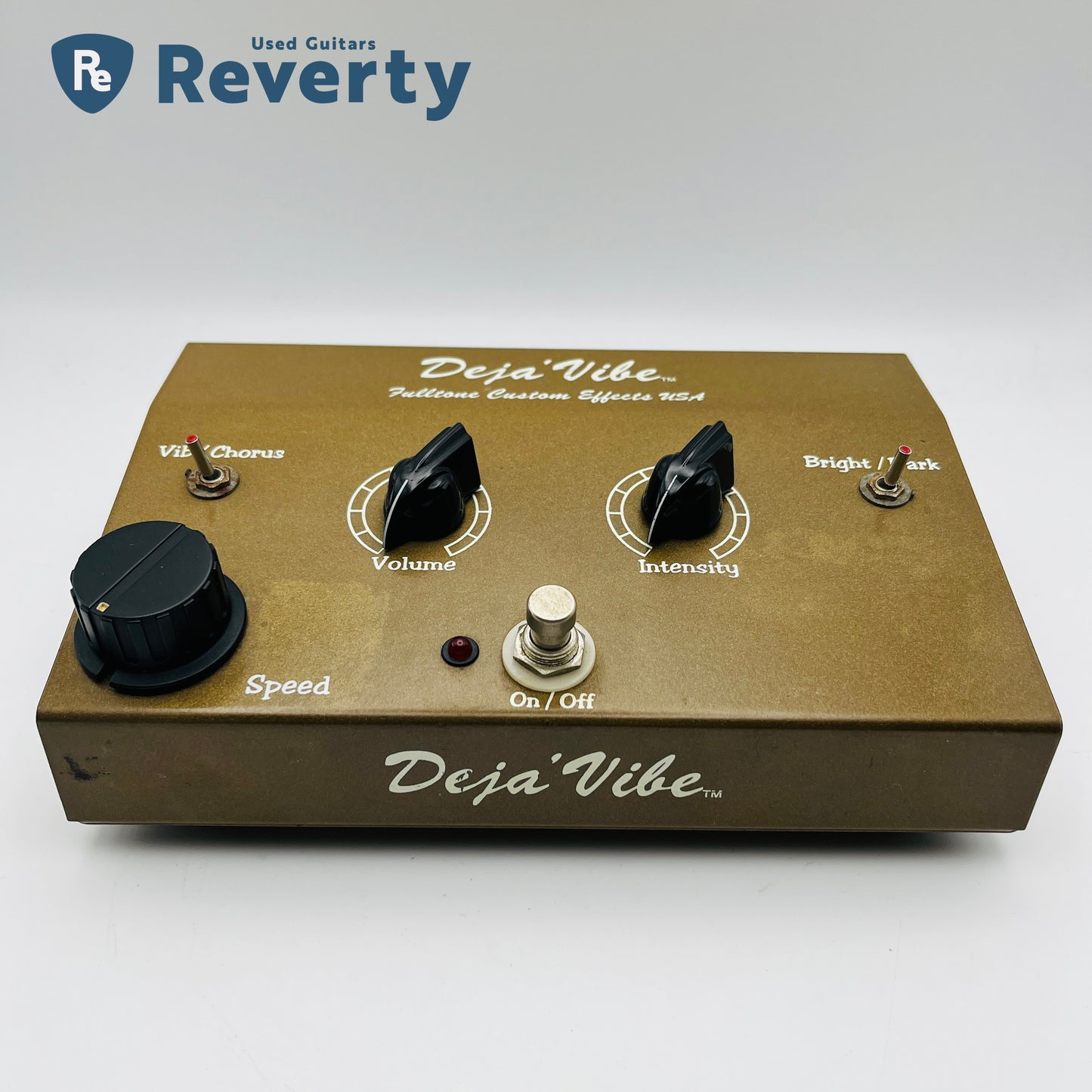 Fulltone Deja Vibe Gold top Edition Limited to 10 Guitar Effect Pedal Used