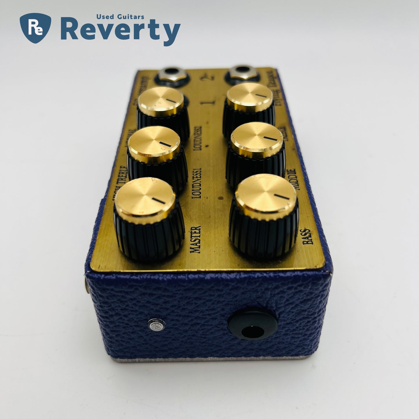 flying teapot 59 Preamp Deep Blue Limited Edition Guitar Effect Pedal Used