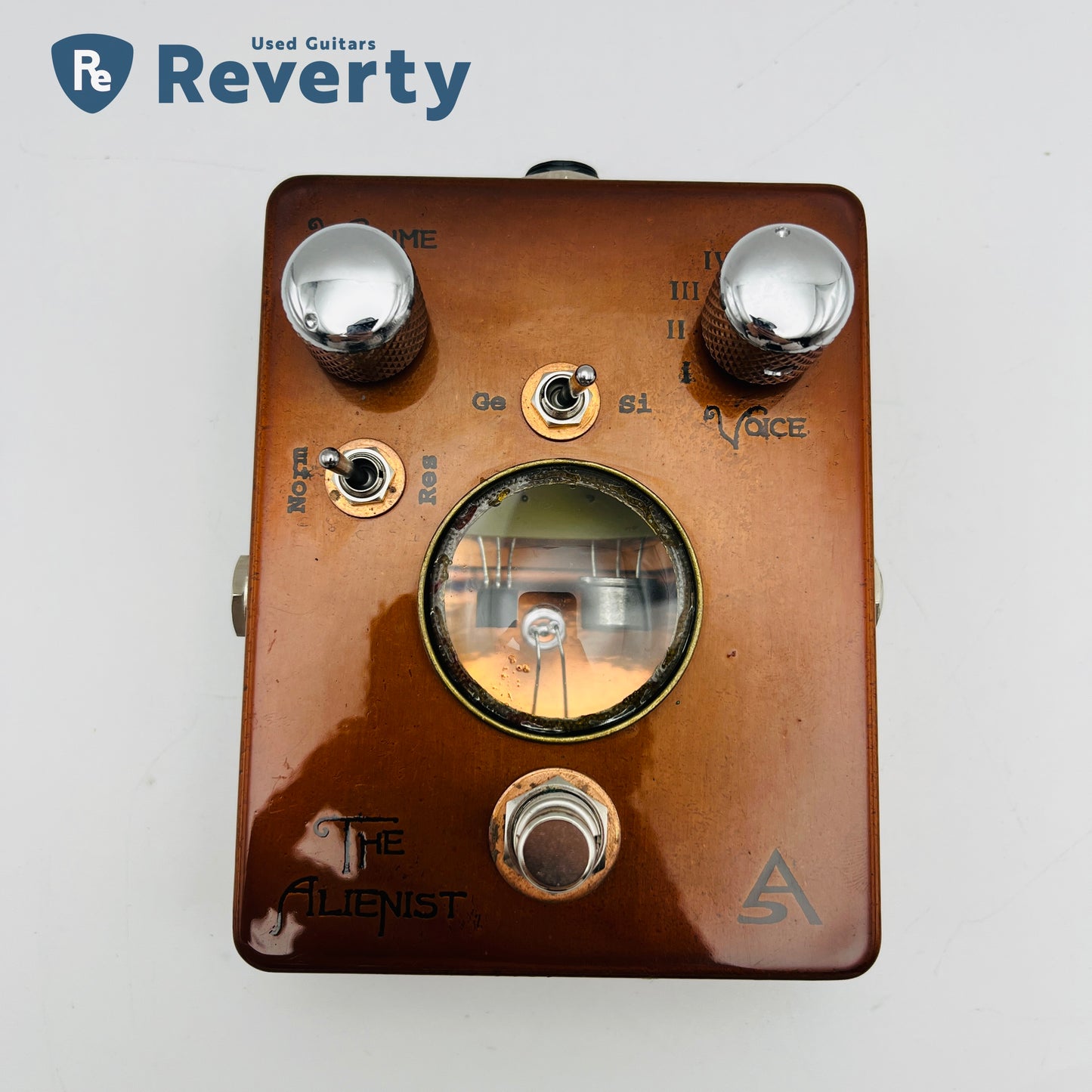 Area 51 The Alienist Hand-wired Voicing Booster Guitar Effect Pedal Used