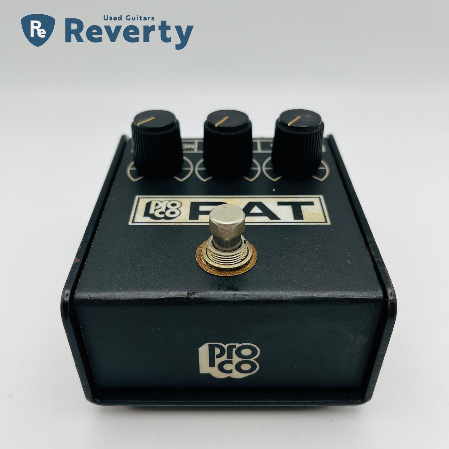 Proco The Rat White Face 1991 Made in USA Vintage Distortion Pedal OP: LM308N