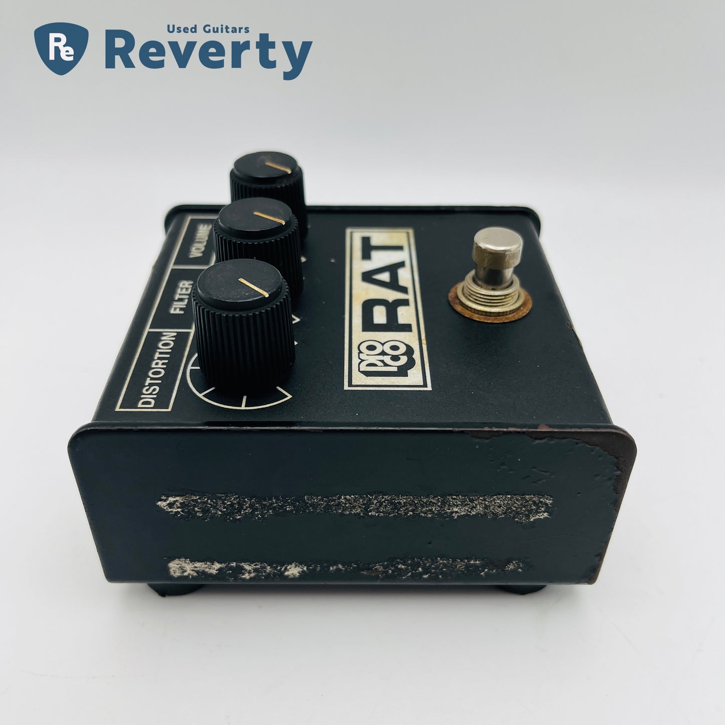 Proco The Rat White Face 1991 Made in USA Vintage Distortion Pedal OP: LM308N